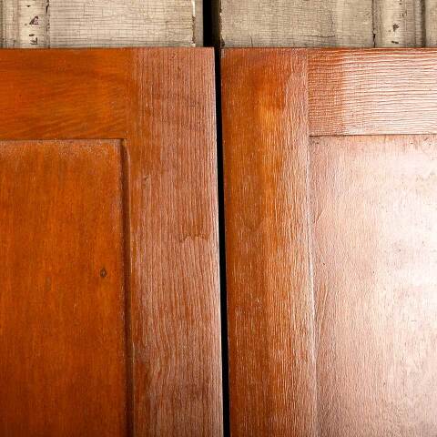 #46539 Pair of Salvaged Pine 16" Cabinet Doors image 2