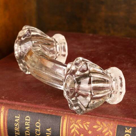 #46546 Antique Pressed Glass Drawer Pull Handles image 5