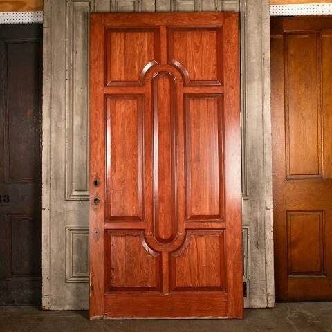 #46563 47x94 Salvaged Large Cherry Entry Door image 4