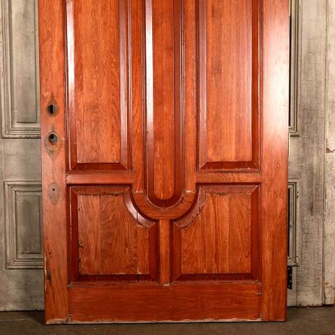 #46563 47x94 Salvaged Large Cherry Entry Door image 6