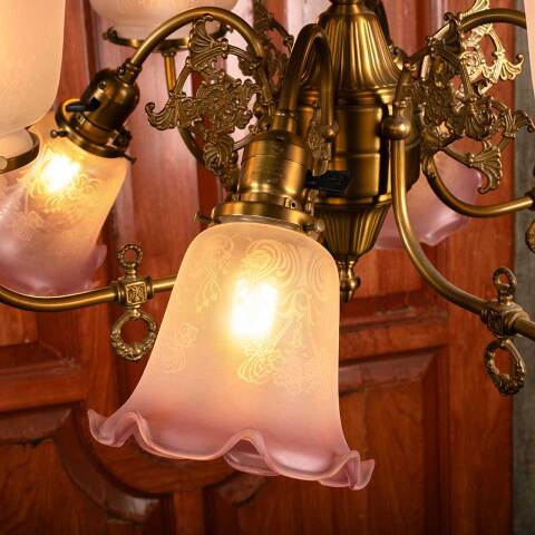 #46658 Reproduction Victorian 8 Light Chandelier image 3