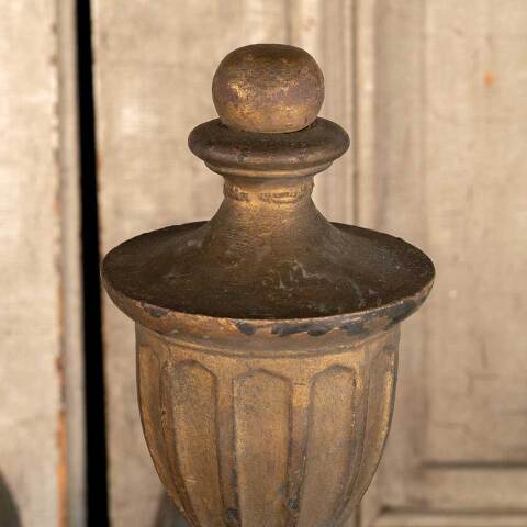 #46690 Antique Heavy Cast Brass Finial image 2