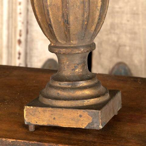 #46690 Antique Heavy Cast Brass Finial image 3