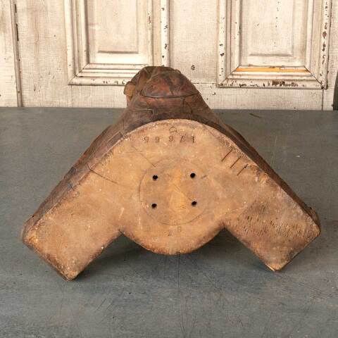 #46714 Antique Carved Wood Grand Piano Leg image 8