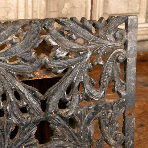 #46752 Antique Cast Iron Fireplace Ember Screen image 5