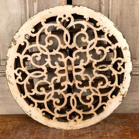 #46760 18" Round Cast Iron Heat Grate Vent Cover image 3