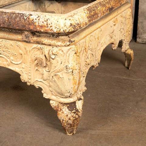 #46763 Salvaged Antique Ornate Cast Iron Stove Base image 2