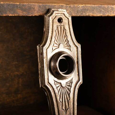 #46796 Antique Russell & Erwin Doorknob Backplate image 4