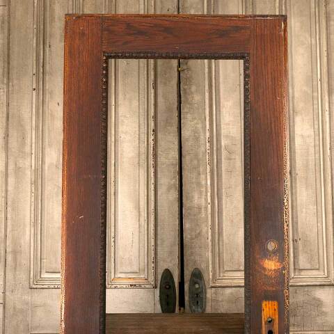 #46798 32x80 Antique Oak Full View Entry Door image 2