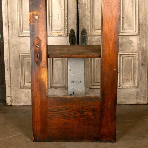 #46798 32x80 Antique Oak Full View Entry Door image 7