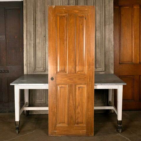 #46835 28x80 Salvaged 4 Panel Wood Interior Door image 4