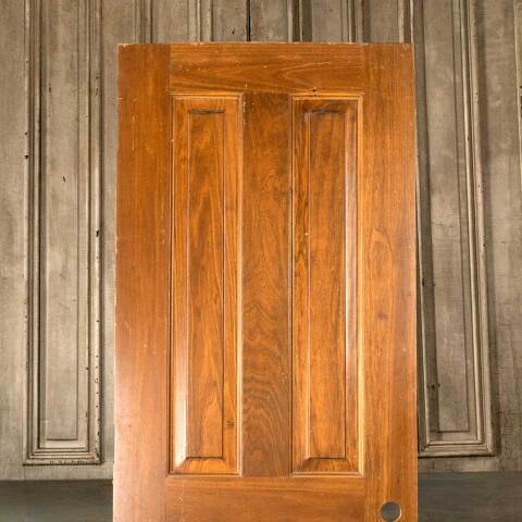 #46835 28x80 Salvaged 4 Panel Wood Interior Door image 2