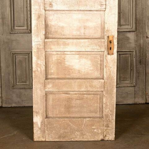 #46837 30x81 Salvaged Antique 5 Panel Interior Door image 3