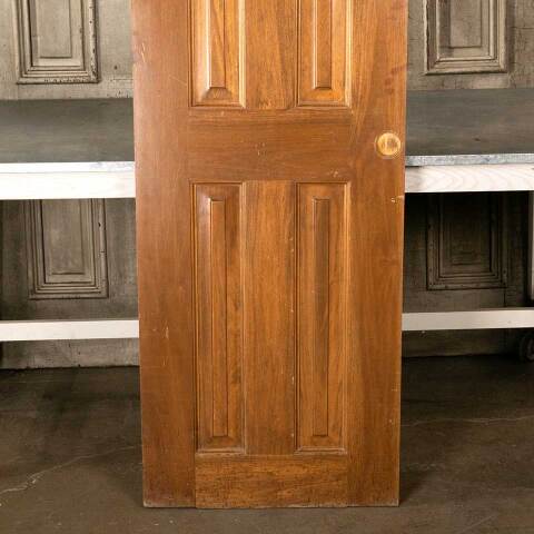 #46840 24x78 Salvaged 4 Panel Wood Pocket Door image 3