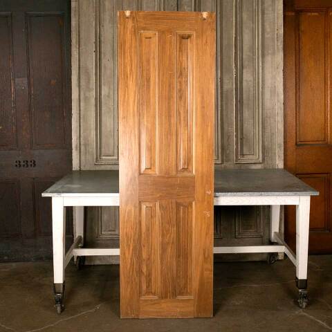 #46840 24x78 Salvaged 4 Panel Wood Pocket Door image 4