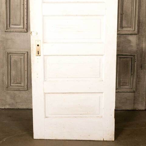 #46852 30x77 Antique 5 Panel Pine Interior Door image 6