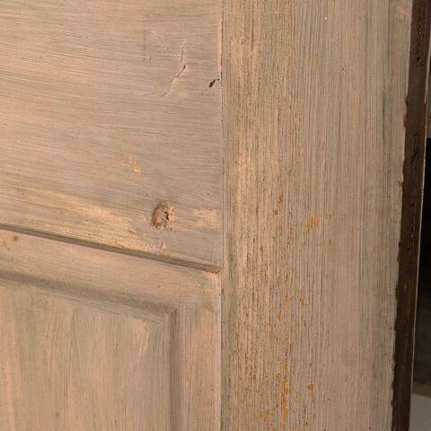 #46859 32x80 Antique 4 Panel Wood Interior Door image 5