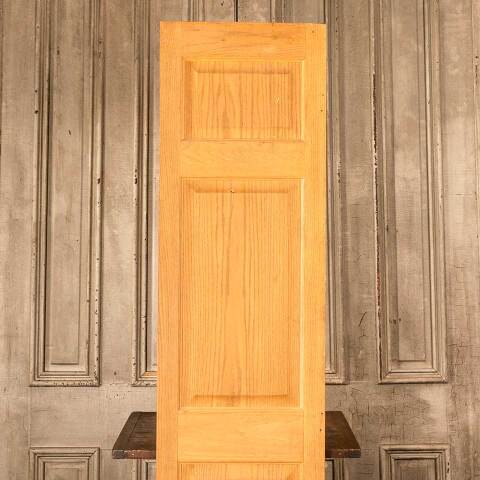 #46875 18x79 Salvaged 3 Panel Oak Interior Door image 2