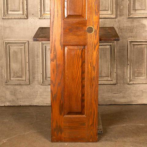 #46888 15x80 Salvaged 3 Panel Oak Interior Door image 3