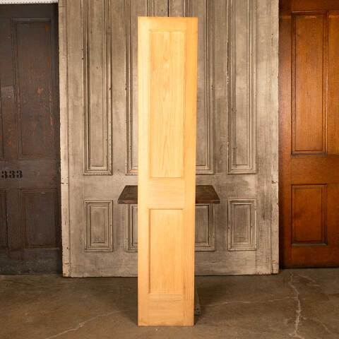 #46891 15x79 Salvaged 2 Panel Oak Interior Door image 4