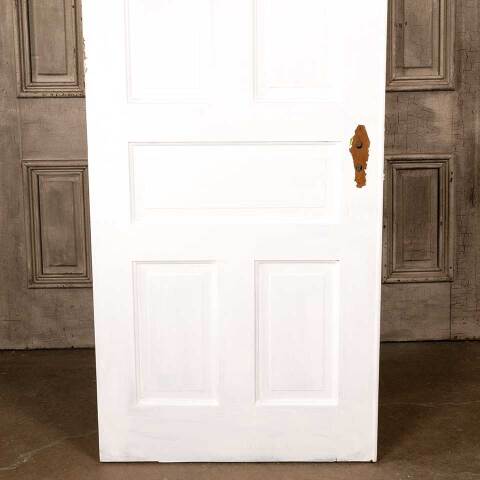 #47012 30x75 Antique 5 Panel Wood Interior Door image 3