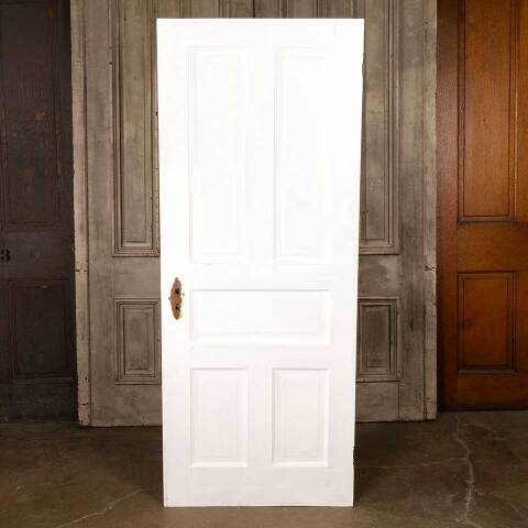 #47012 30x75 Antique 5 Panel Wood Interior Door image 5