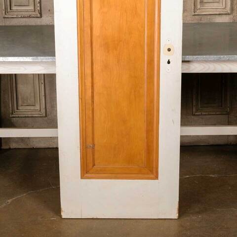 #47014 24x77 Antique 1 Panel Wood Interior Door image 3