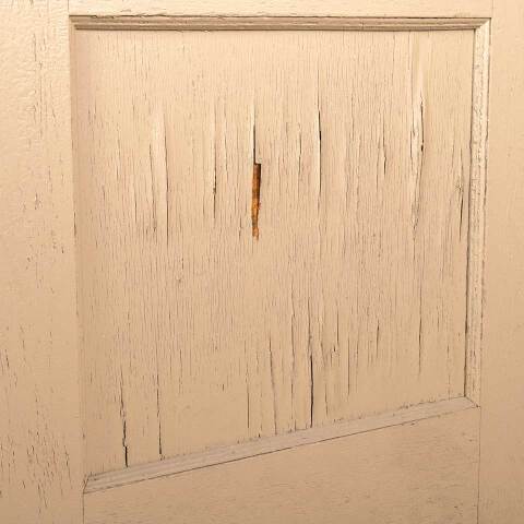 #47057 34x81 Antique 12 Lite Wood Entry Door image 4