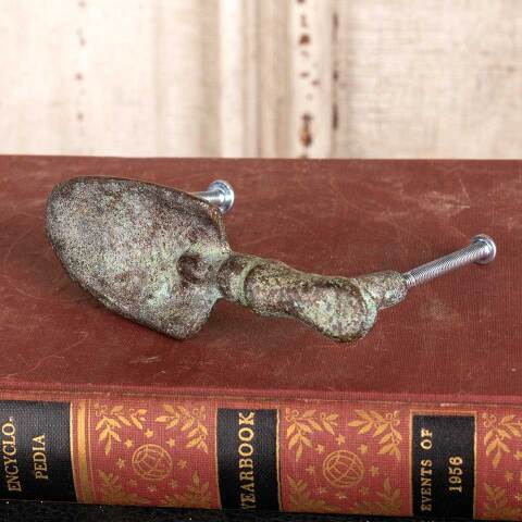 #47077 Brass Garden Shovel Drawer Pull Hardware image 2