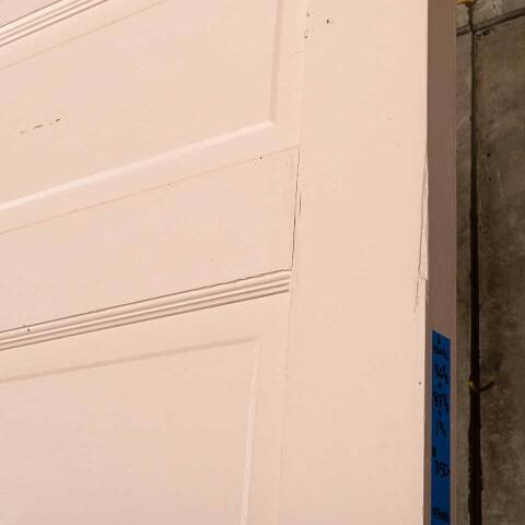 #47086 30x88 Antique 6 Panel Wood Interior Door image 5