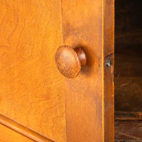 #47122 Salvaged Antique Wood Laundry Chute Door image 4