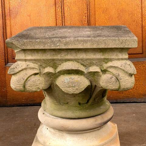 #47138 Antique Carved Stone Architectural Ornament image 2