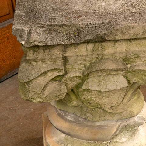 #47138 Antique Carved Stone Architectural Ornament image 6