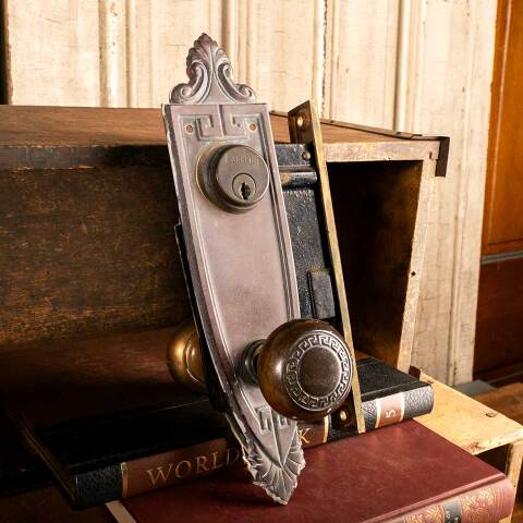 #47218 Antique Barrows Entry Door Hardware Set image 2