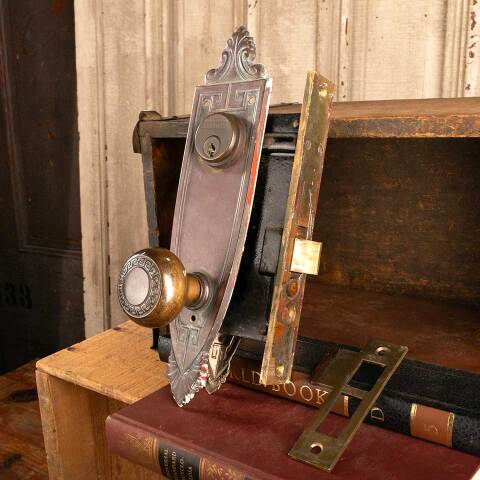 #47218 Antique Barrows Entry Door Hardware Set image 5