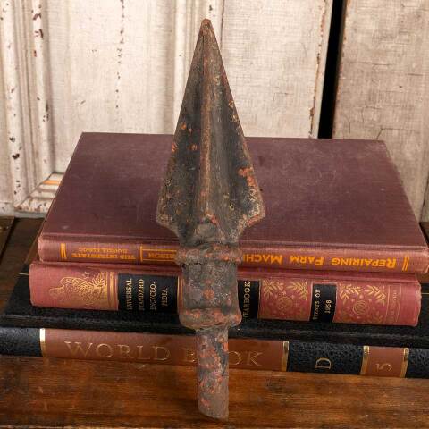 #47246 Antique Cast Iron Fence Finial Ornament image 4