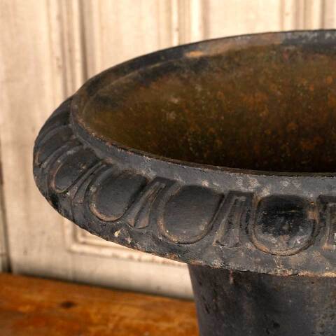 #47283 Pair of Cast Iron Garden Planter Urns image 4