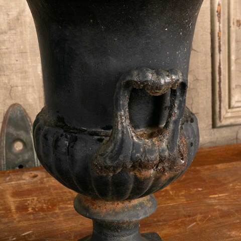 #47284 Pair of Cast Iron Garden Planter Urns image 5