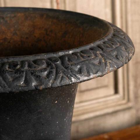 #47284 Pair of Cast Iron Garden Planter Urns image 4