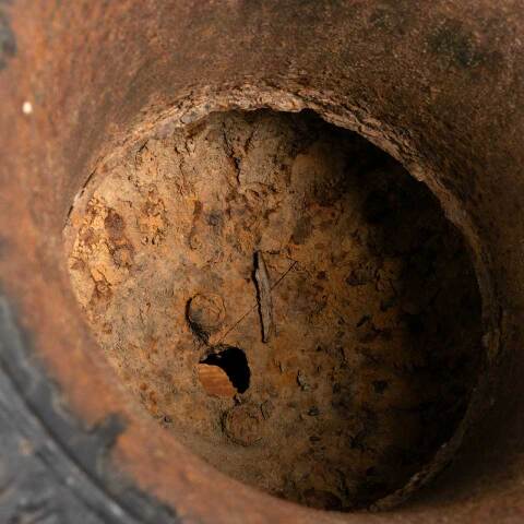 #47284 Pair of Cast Iron Garden Planter Urns image 8