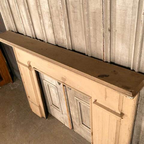 #47287 Salvaged Antique Wood Fireplace Mantel image 5