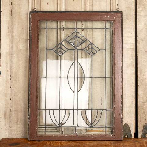 #47289 Salvaged Antique Leaded Glass Window Sash image 6