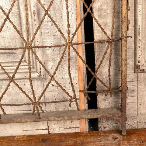 #47299 Salvaged Antique Wrought Iron Garden Gate image 4