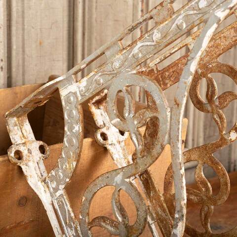 #47322 Antique Cast Iron Marble Top Sink Brackets image 2