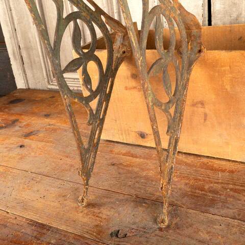 #47323 Antique Cast Iron Marble Top Sink Brackets image 3