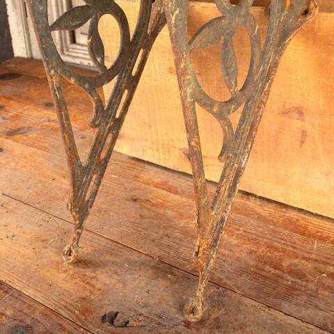 #47323 Antique Cast Iron Marble Top Sink Brackets image 6