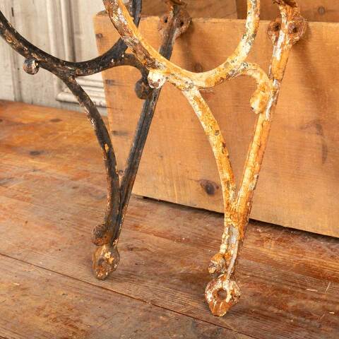 #47327 Antique Cast Iron Marble Top Sink Brackets image 2