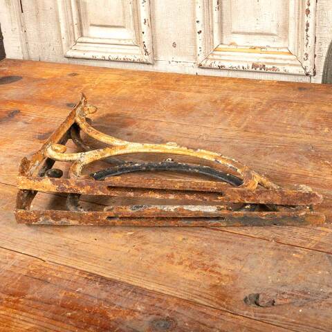 #47327 Antique Cast Iron Marble Top Sink Brackets image 6