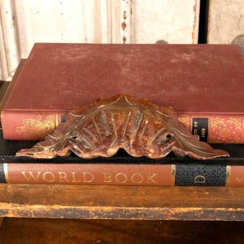 #47427 Antique Carved Wood Furniture Handle image 5