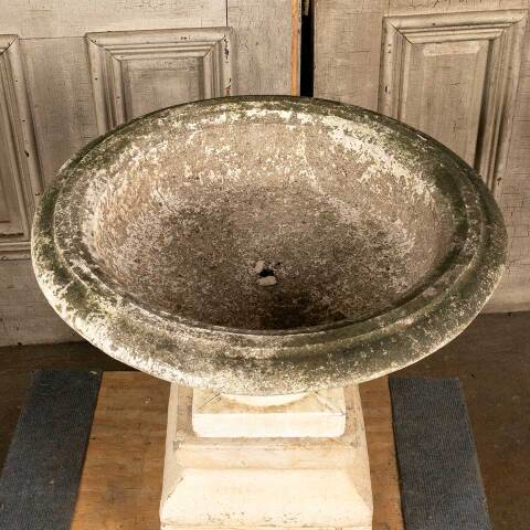 #47551 Concrete Garden Planter Urn & Pedestal Base image 4